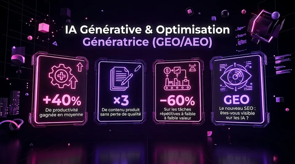 Intelligence Artificielle : Intégration IA et optimisation GEO/AEO pour votre business par Karuweb